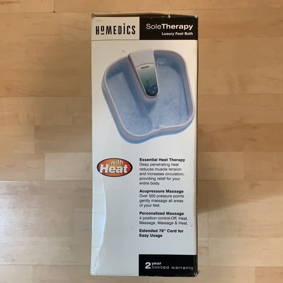 Homedics Sole Therapy Luxury Foot Bath With Heat - Picture 5 of 6